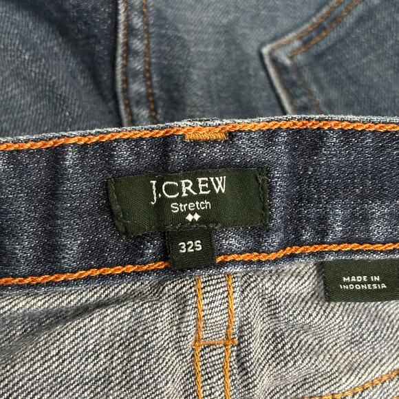 J Crew Jeans Womens 32S Matchstick Cuffed Ankle Straight Classic Casual 32x29 - Picture 10 of 13